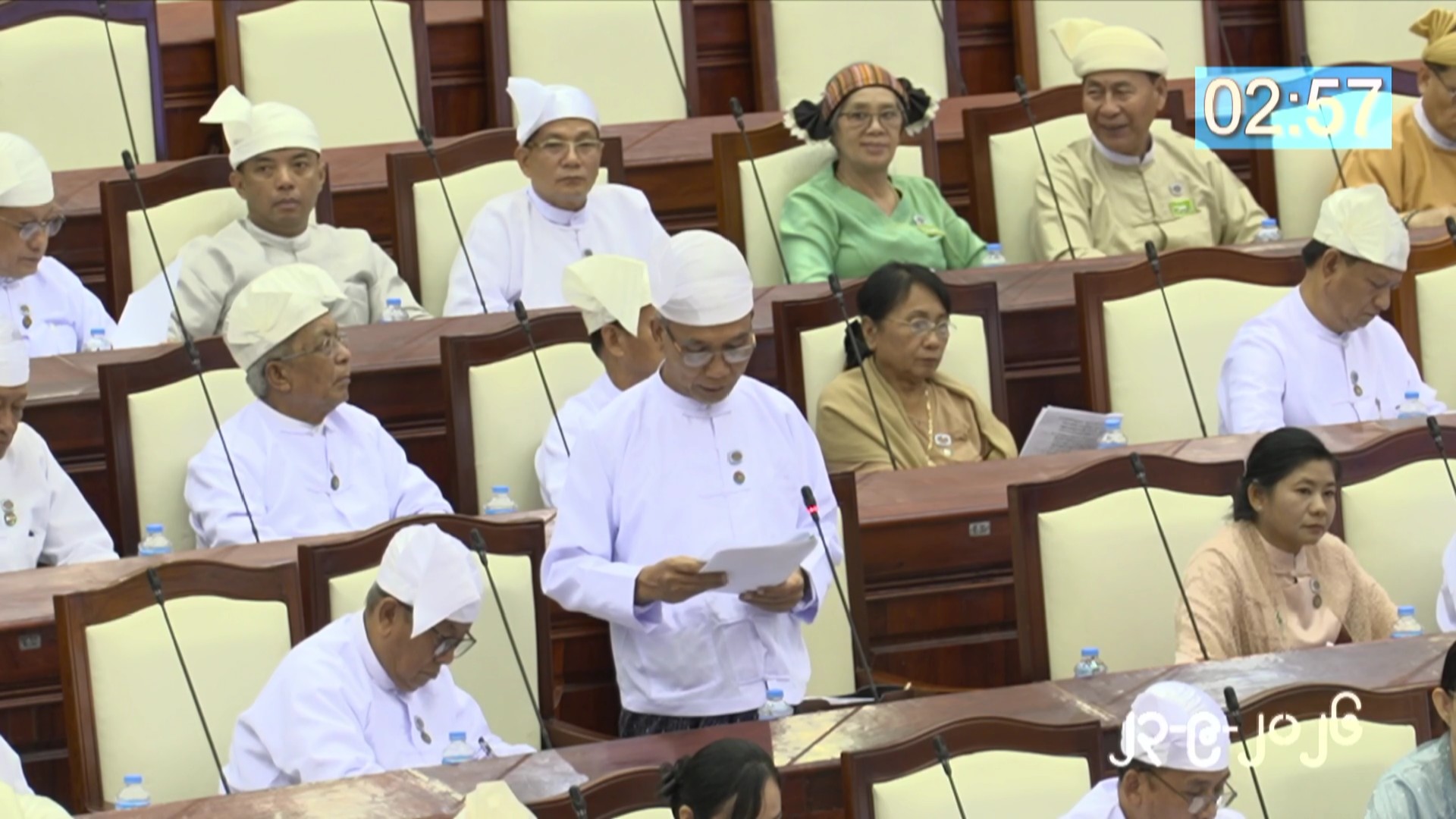 တတိယအကြိမ် ပြည်သူ့လွှတ်တော် တတိယပုံမှန်အစည်းအဝေး တတိယနေ့ ကျင်းပ