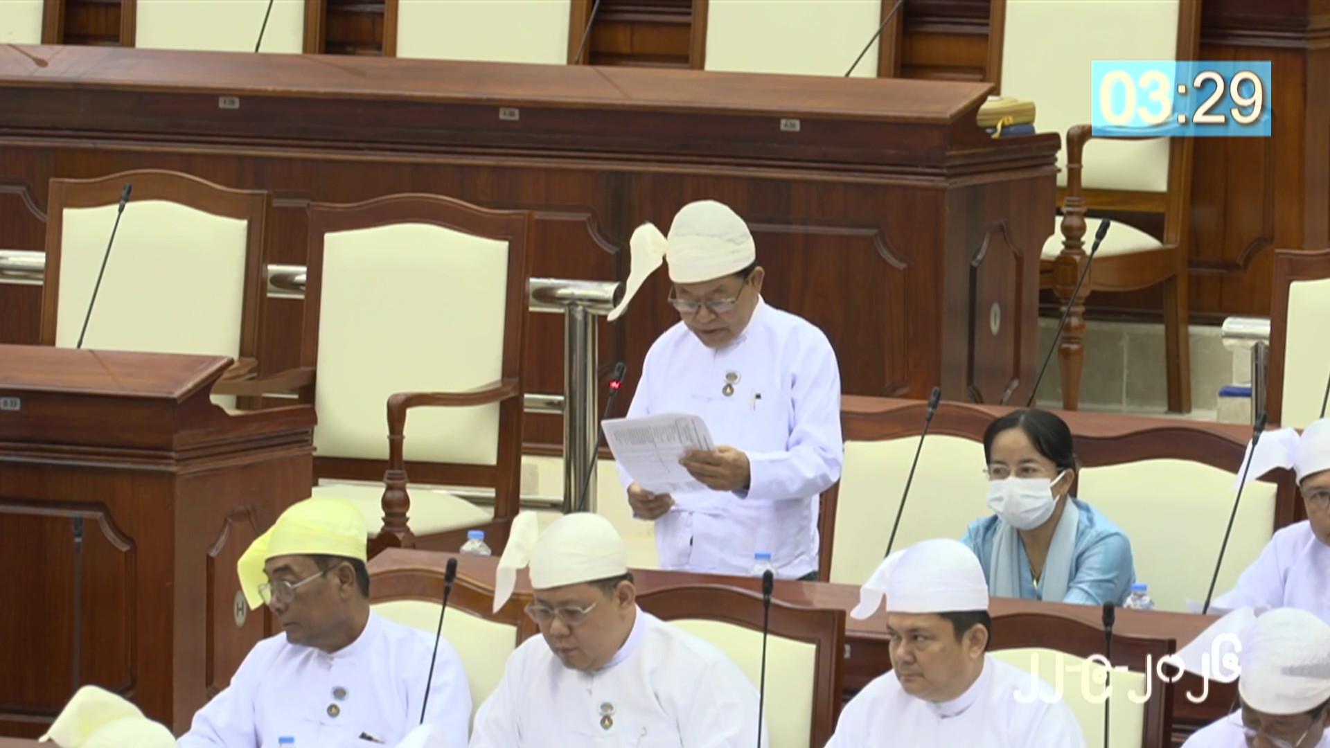 တတိယအကြိမ် ပြည်သူ့လွှတ်တော် တတိယပုံမှန်အစည်းအဝေး ဒုတိယနေ့ဆက်လက်ကျင်းပ