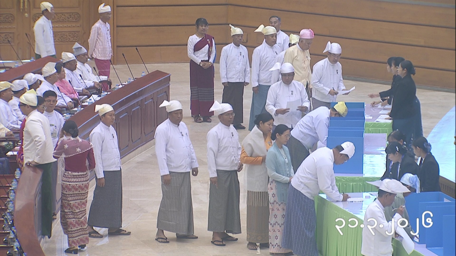 သမ္မတရွေးချယ်တင်မြောက်ရေးအဖွဲ့တွင်ပါဝင်သော ရွေးကောက်ခံ ပြည်သူ့လွှတ်တော် ကိုယ်စားလှယ်များ အစုအဖွဲ့အစည်းအဝေး ဒုတိယနေ့အစီအစဉ် (၃၁-၃-၂၀၂၆)