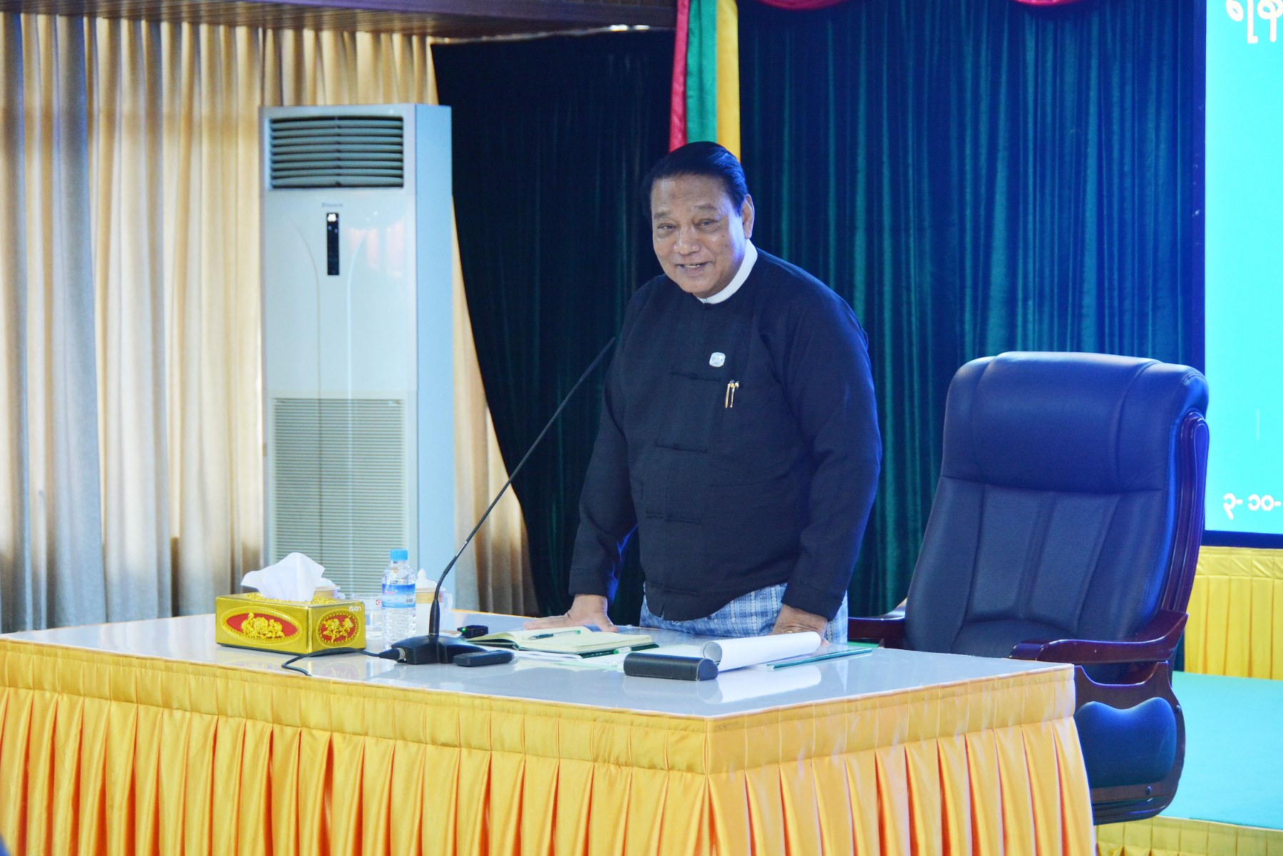 ပြည်သူ့လွှတ်တော်ဥက္ကဋ္ဌ၊ မြန်မာနိုင်ငံလွှတ်တော်အဖွဲ့( Myanmar Parliamentary Union-MPU) ဒုတိယဥက္ကဋ္ဌ ဦးခင်ရီ ရန်ကုန်တိုင်းဒေသကြီးလွှတ်တော် ကိုယ်စားလှယ်များအား တွေ့ဆုံ