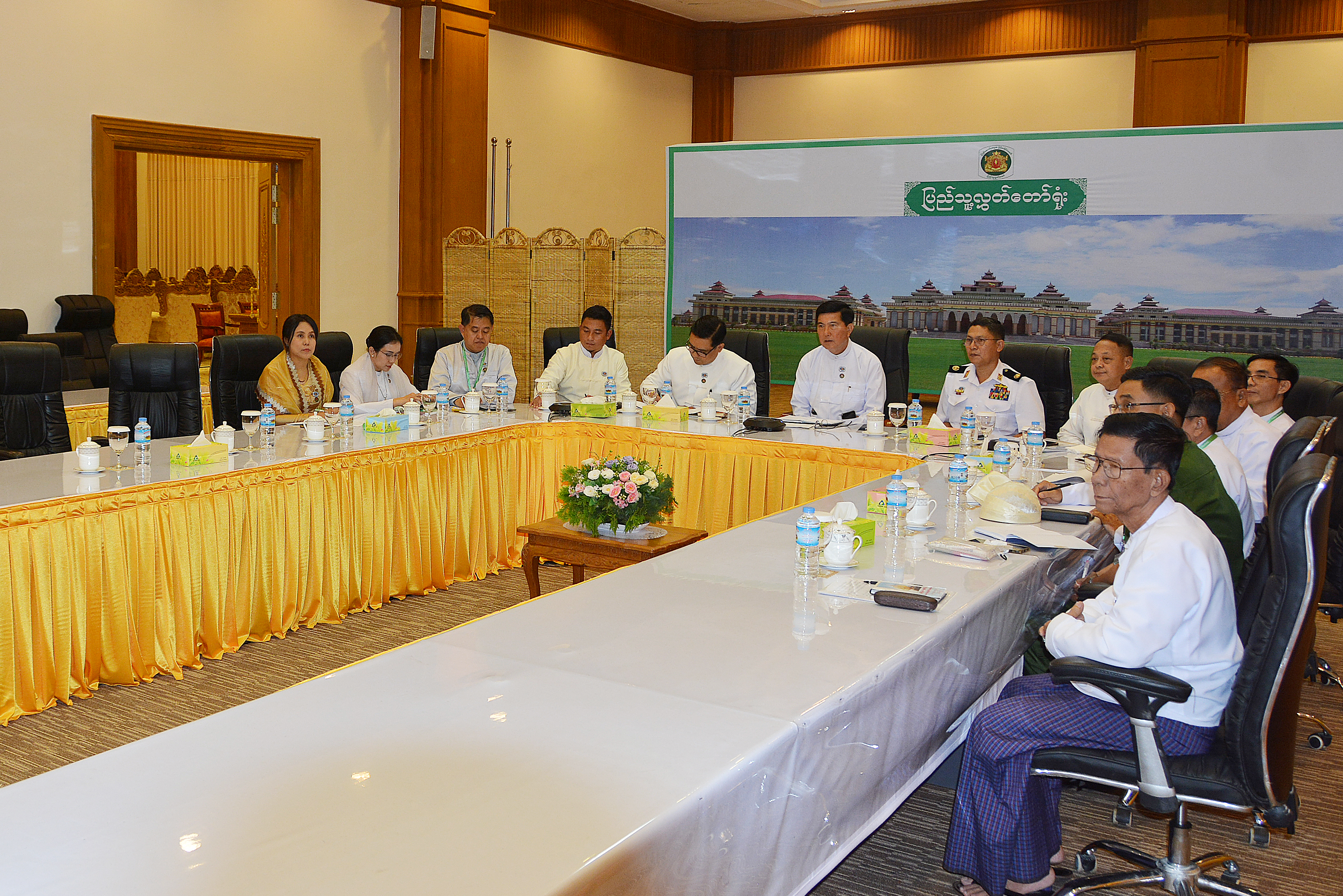 နိုင်ငံတကာဆက်ဆံရေးကော်မတီဥက္ကဋ္ဌ ဒေါက်တာပွင့်ဆန်း Secretary- General of the Japan-Myanmar Parliamentary Friendship League ဖြစ်သူ Mr. Hiromichi Watanabe အား   Video Conferencing ဖြင့် တွေ့ဆုံ
