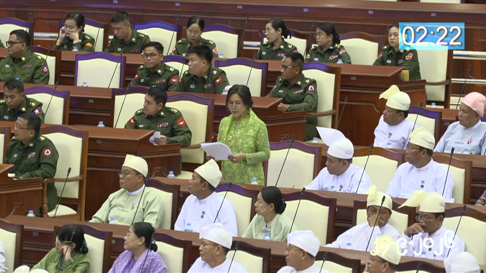 တတိယအကြိမ် ပြည်သူ့လွှတ်တော် တတိယပုံမှန်အစည်းအဝေး စတုတ္ထနေ့ကျင်းပ