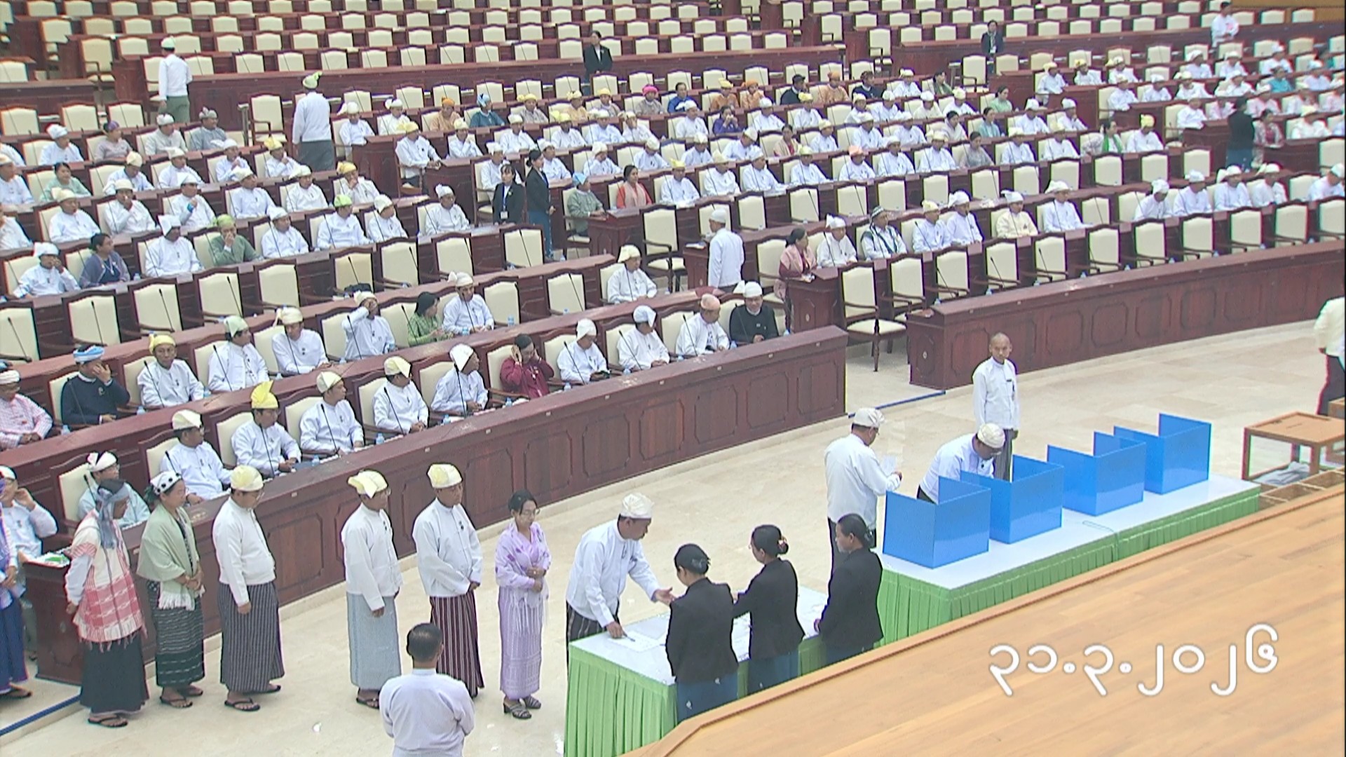 သမ္မတရွေးချယ်တင်မြောက်ရေးအဖွဲ့တွင်ပါဝင်သော ရွေးကောက်ခံ ပြည်သူ့လွှတ်တော် ကိုယ်စားလှယ်များ အစုအဖွဲ့အစည်းအဝေး ဒုတိယနေ့အစီအစဉ် (၃၁-၃-၂၀၂၆)