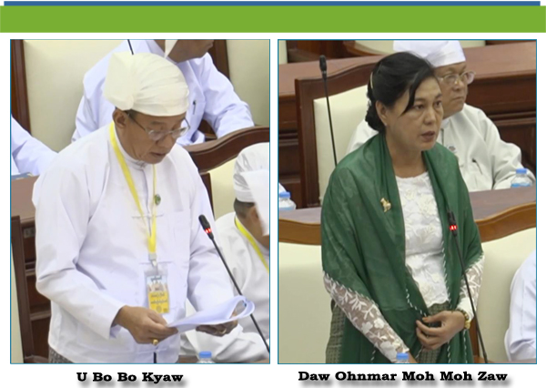 (ဆ)- ဒေါ်ဥမ္မာမို့မို့ဇော်(သဲကုန်းမဲဆန္ဒနယ်)-မေးခွန်း