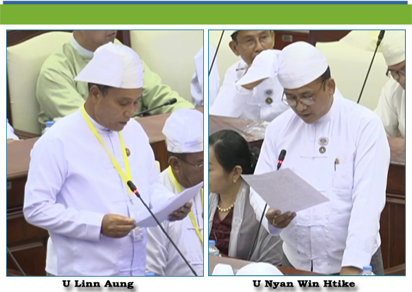 (က)- ဦးဉာဏ်ဝင်းထိုက်(ဗိုလ်တထောင်မဲဆန္ဒနယ်)
