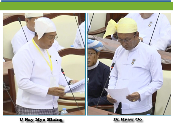 (ဋ)- ဒေါက်တာကျော်ဦး(တောင်ငူမဲဆန္ဒနယ်)-မေးခွန်း