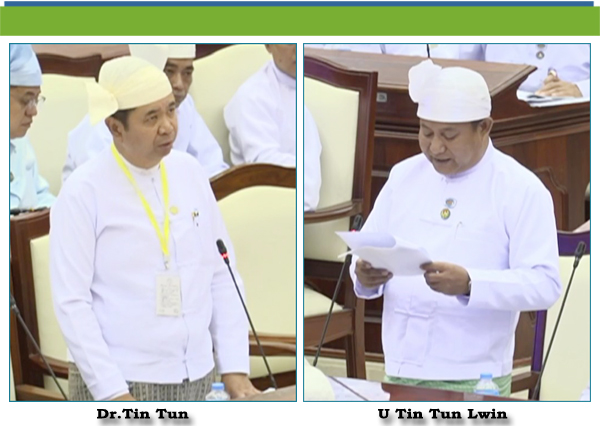 (က)- ဦးတင်ထွန်းလွင်(ကလေးဝမဲဆန္ဒနယ်)