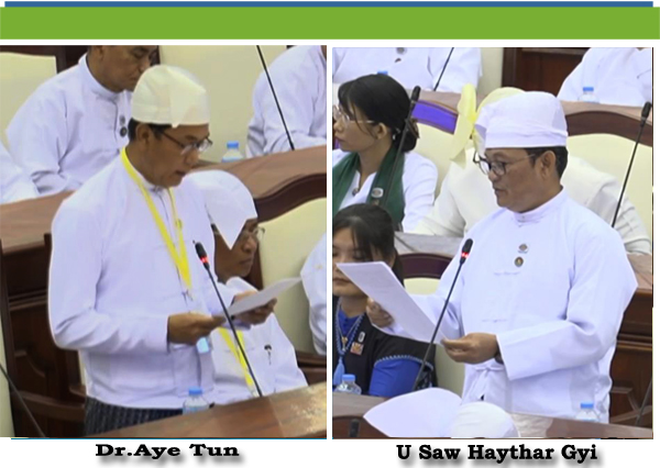 (ဃ)- ဦးစောဟေသားကြီး(သံတောင်ကြီးမဲဆန္ဒနယ်)-မေးခွန်း
