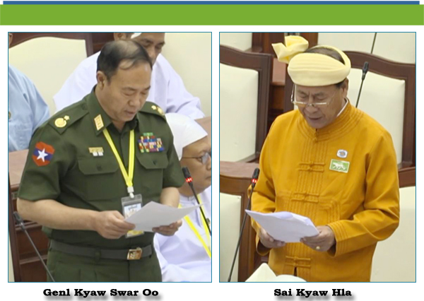 (ခ)- ဦးစိုင်းကျော်လှ(ကွန်ဟိန်းမဲဆန္ဒနယ်)-မေးခွန်း